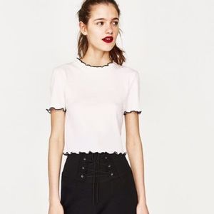 NWOT| ZARA | RIBBED T-SHIRT